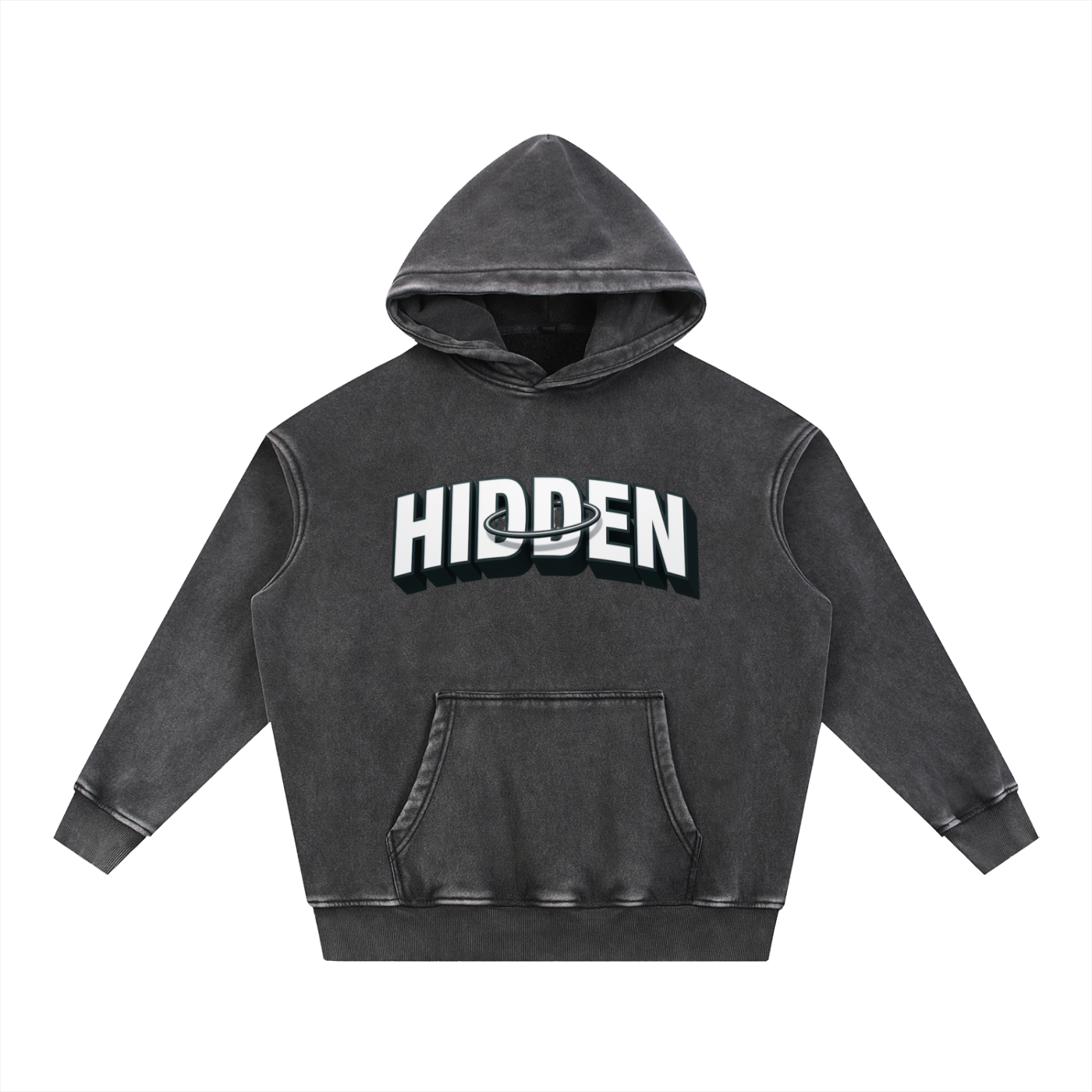 Snow Wash Fleece Hidden Hoodie
