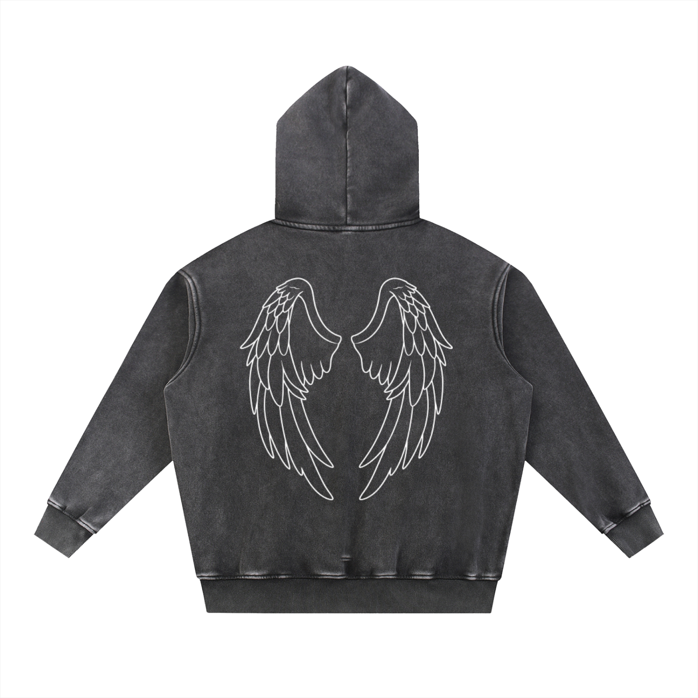 Snow Wash Fleece Hidden Hoodie