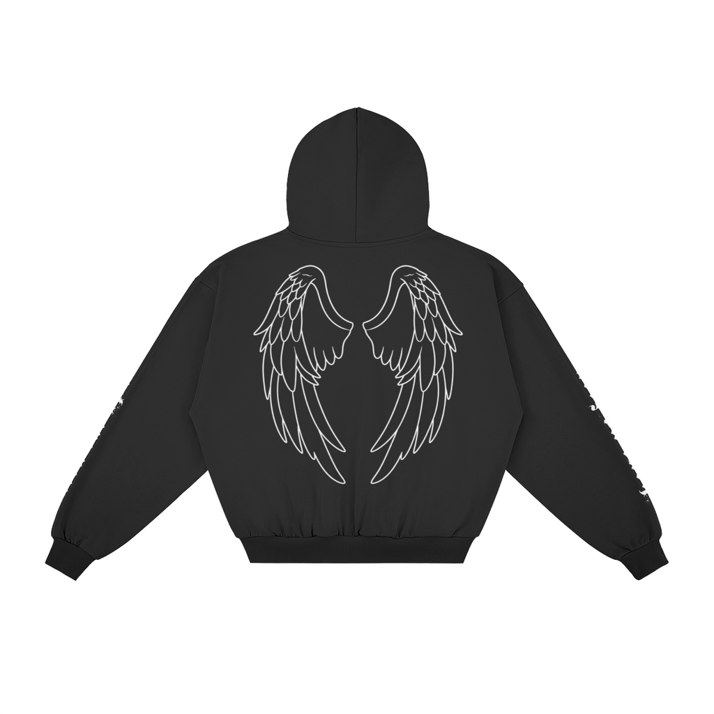 crown of thorns zip hoodie