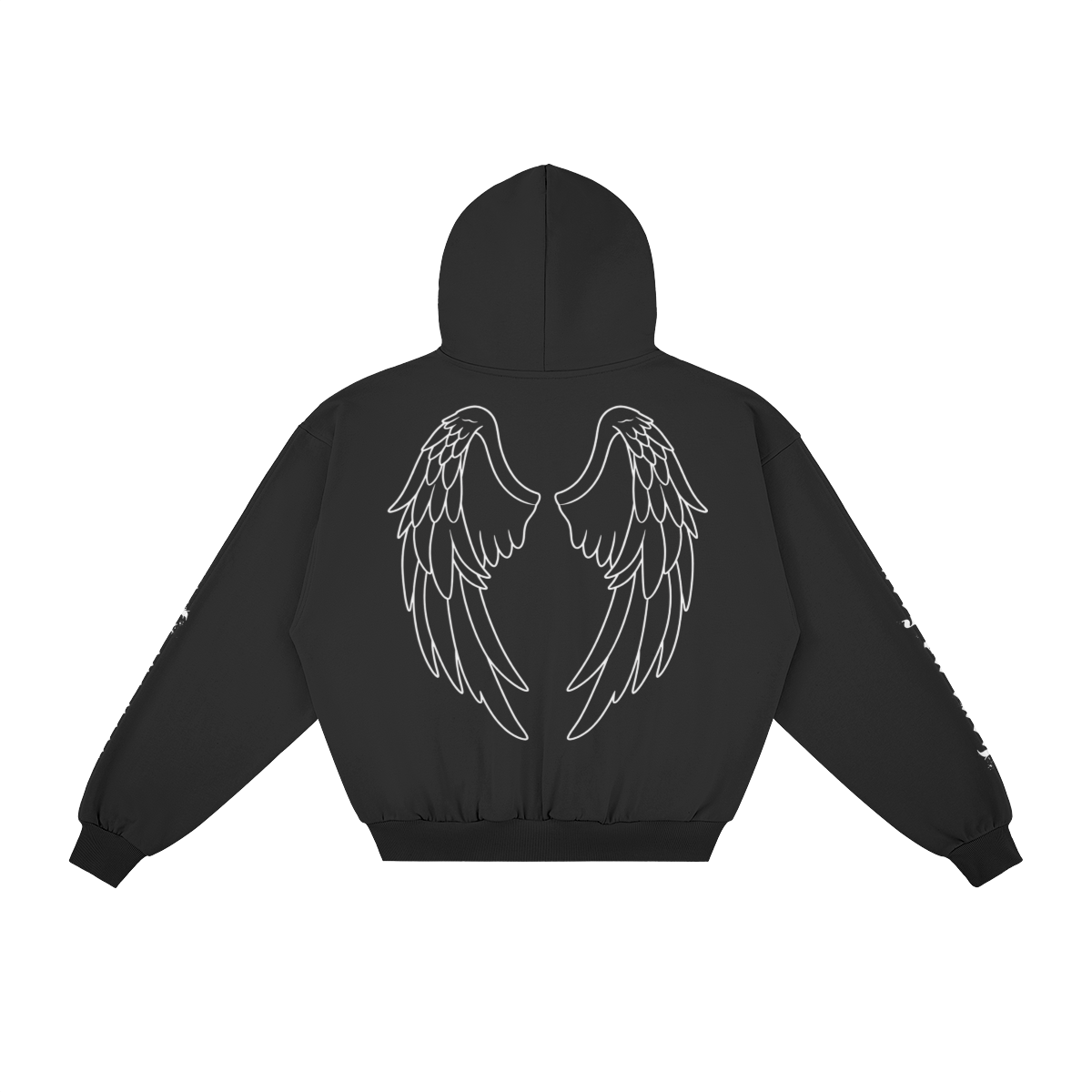 crown of thorns zip hoodie