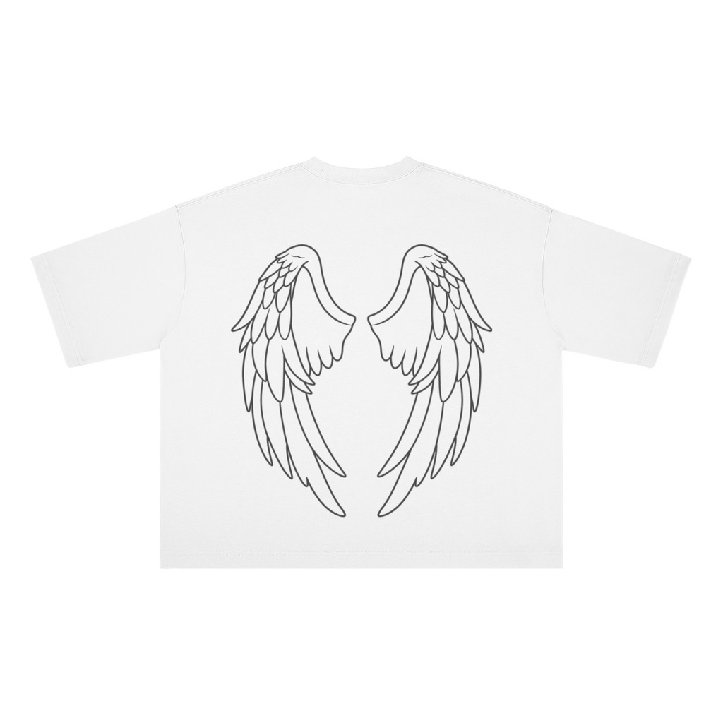 hidden angel box tee mens
