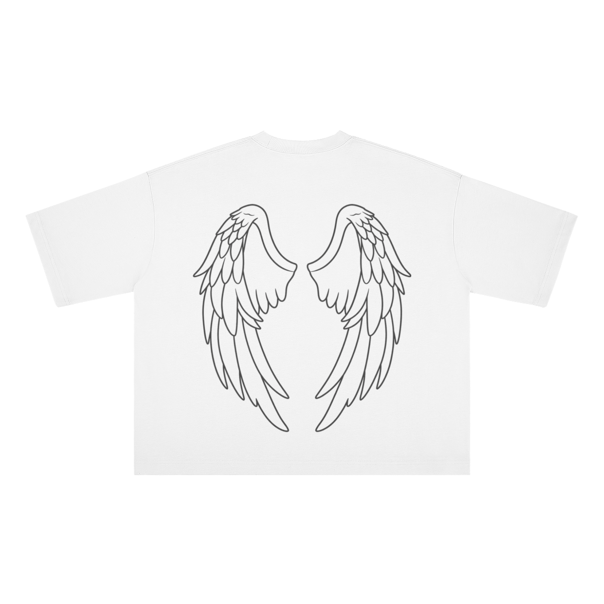 hidden angel box tee mens