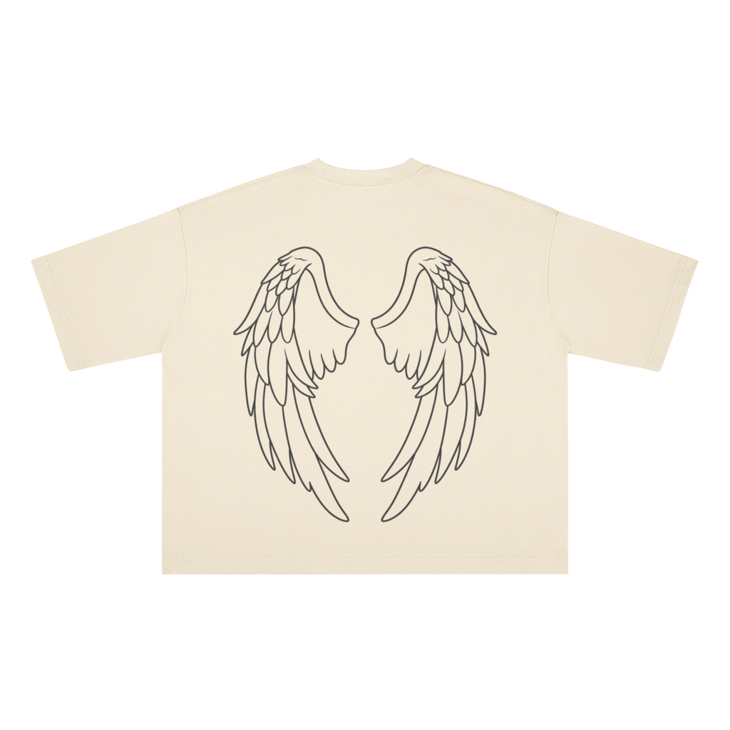 hidden angel box tee mens