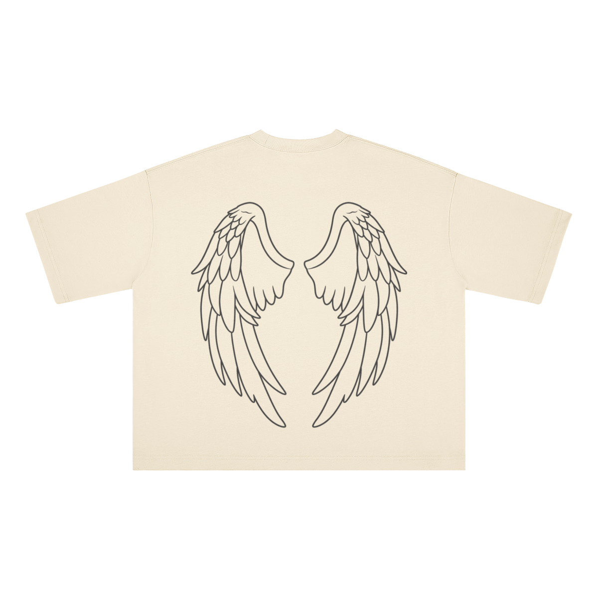 hidden angel box tee mens