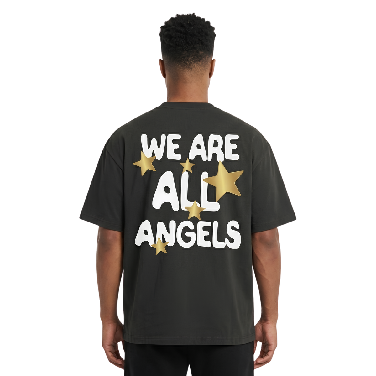 men's we are all angels tee