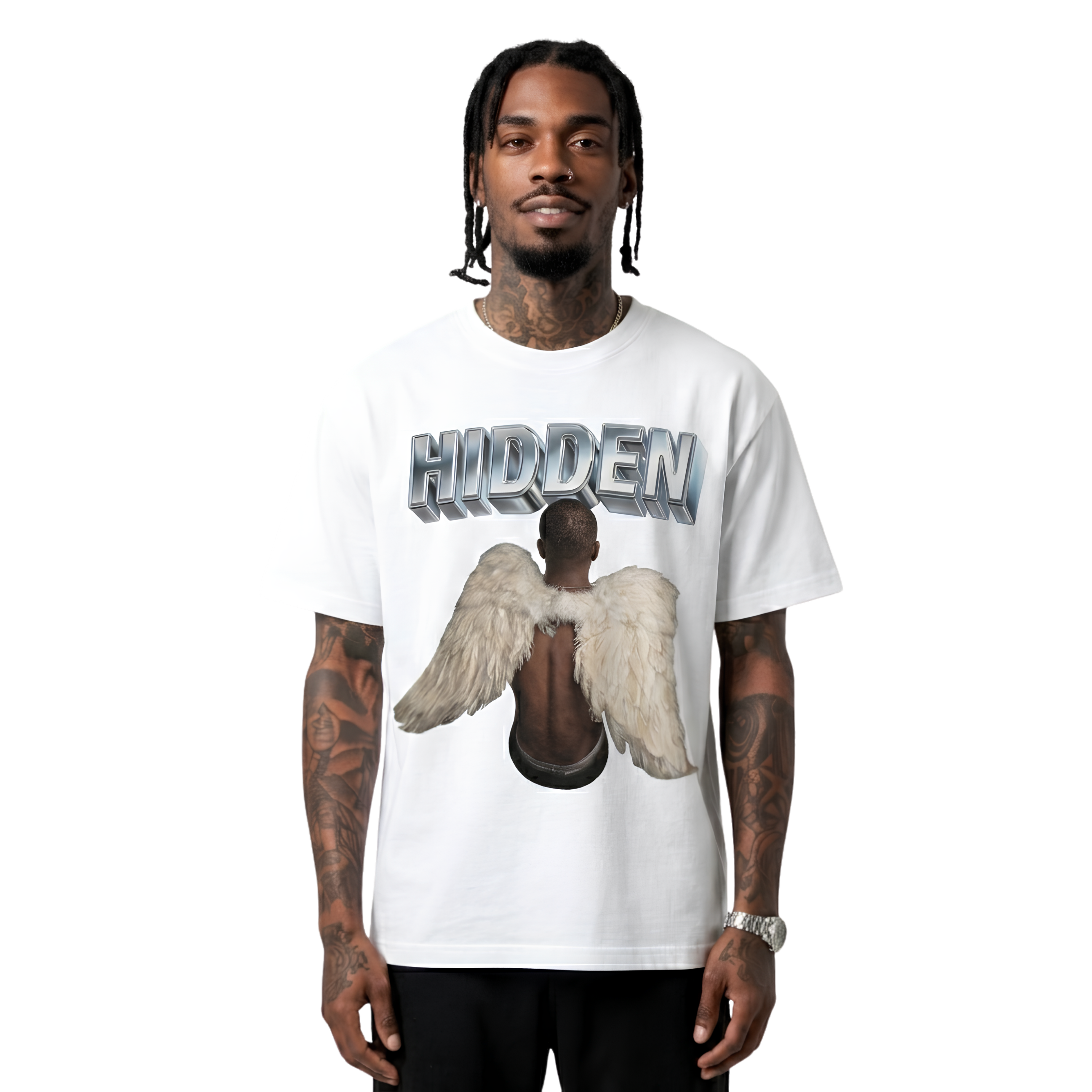 angel wings classic box tshirt