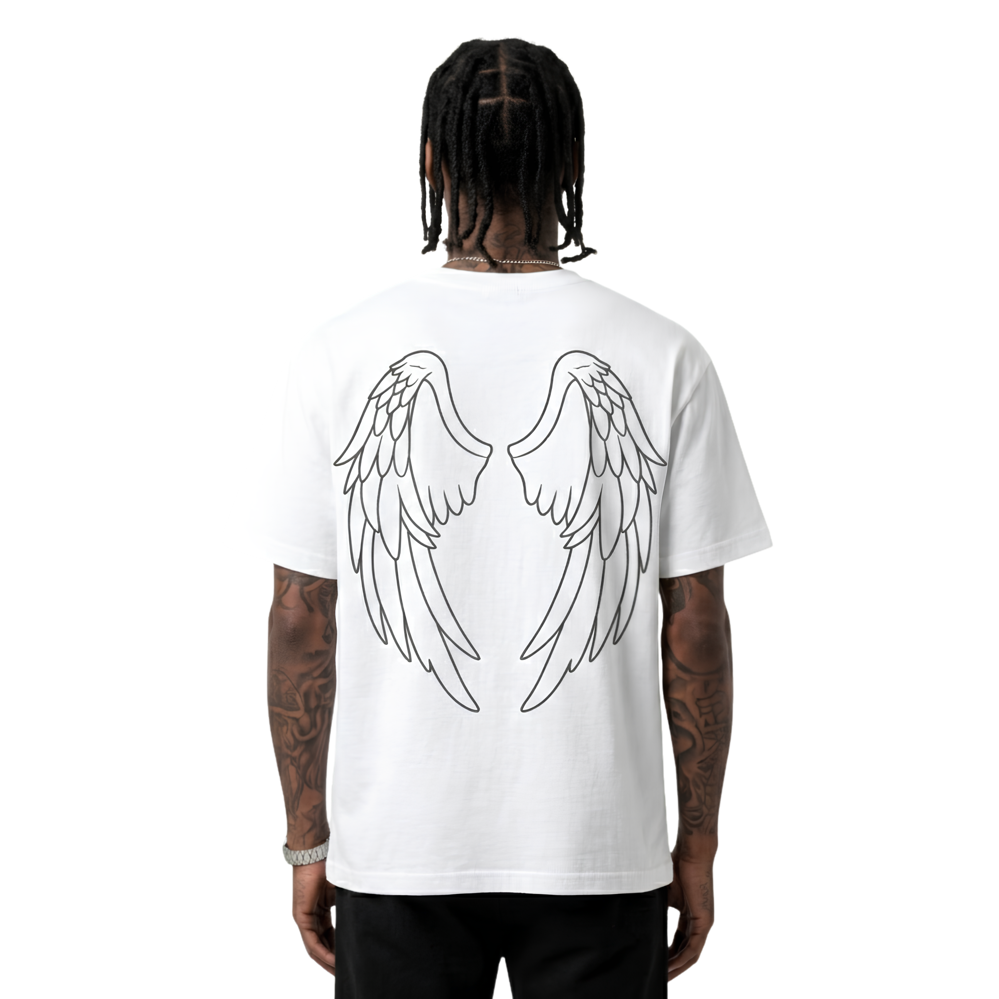 angel wings classic box tshirt