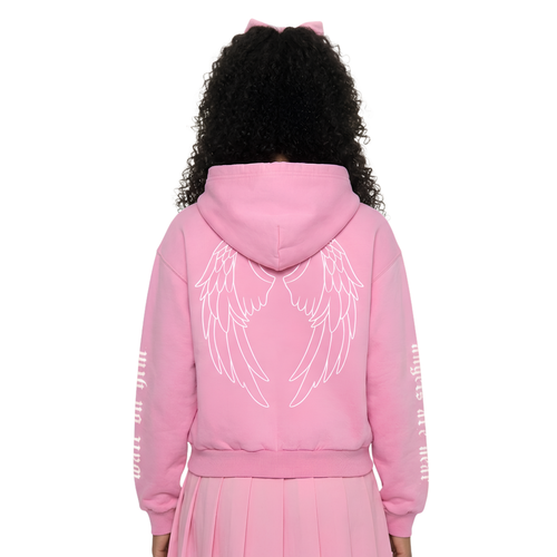crown of thorns zip hoodie